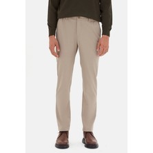 D'S Damat Ds Damat Relaxed Fit Bej Düz Jogger Pantolon 5HC03M815322M