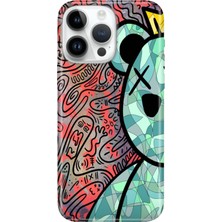 Senada iPhone 15 Pro Max Kılıf Desenli Baskılı Tpu Rubber Kapak Bear Teddys