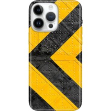 Senada iPhone 15 Pro Max Kılıf Desenli Baskılı Tpu Rubber Kapak Çok Tehlikeli