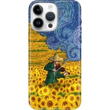 Senada iPhone 15 Pro Max Kılıf Desenli Baskılı Tpu Rubber Kapak Art Deco