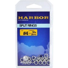 Harbor Split Rings No:4 20PCS