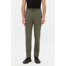 D'S Damat Ds Damat Comfort Fit Haki Düz Jogger Pantolon 5HC03ST15322M