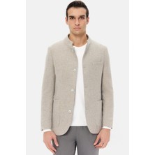Twn Slim Fit Vizon Armürlü Kumaş Ceket 5EF04LE01480M