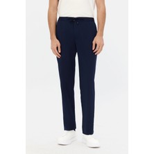 D'S Damat Ds Damat Comfort Fit Lacivert Düz Jogger Pantolon 5HC03ST15322M