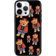 Senada iPhone 15 Pro Max Kılıf Desenli Baskılı Tpu Rubber Kapak Bearteddy