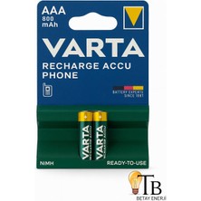 Varta Aaa 800 Mah Şarj Edilebilir Pil