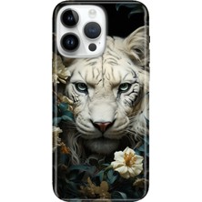 Senada iPhone 15 Pro Max Kılıf Desenli Baskılı Tpu Rubber Kapak Aslan