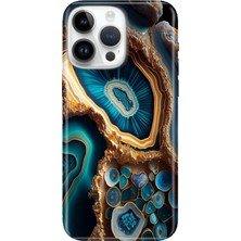 Senada iPhone 15 Pro Max Kılıf Desenli Baskılı Tpu Rubber Kapak Arew Mermer