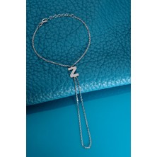 Innuendo 925 Ayar Gümüş Üzeri Altın Kaplama Z Harfli Şahmeran