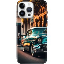 Senada iPhone 15 Pro Max Kılıf Desenli Baskılı Tpu Rubber Kapak Classic