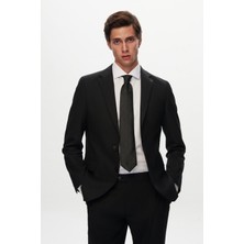 D'S Damat Ds Damat Slim Fit Siyah Düz Takim Elbise 5HE05OB35577M