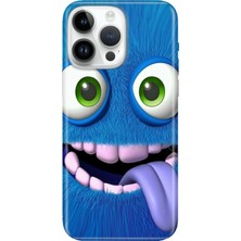 Senada iPhone 15 Pro Max Kılıf Desenli Baskılı Tpu Rubber Kapak Bluemonster