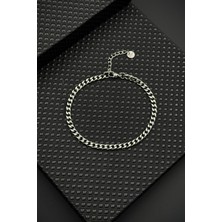 FRNCH 316 L Çelik Italyan Model Gümüş Renk Erkek Bileklik FRJ12642-3642-A