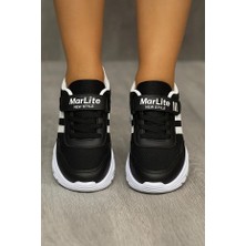 Vanone Lastikli Cırtlı Yumuşak Esnek Hafif Nefes Alabilen Unisex File Çocuk Sneaker Spor Ayakkabı