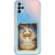 PrintiFy General Mobile Gm 21 Pro ile Uyumlu Burç Kartları Yangeç Tasarımlı Şeffaf Silikon Kılıf
