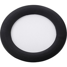 Zmr Panel Spot Siyah Kasa Beyaz Işık 6500K 6W