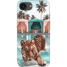 Senada iPhone 16E Kılıf Desenli Baskılı Tpu Rubber Kapak Hangover.