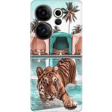 Senada Tecno Camon 20 Premier 5g Kılıf Desenli Baskılı Tpu Rubber Kapak Hangover