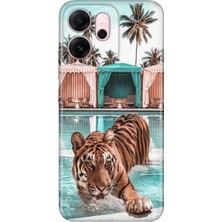 Senada Oppo Reno 14F Kılıf Desenli Baskılı Tpu Rubber Kapak Hangover