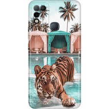 Senada Infinix Hot 10 Play Kılıf Desenli Baskılı Tpu Rubber Kapak Hangover