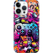Senada iPhone 15 Pro Max Kılıf Desenli Baskılı Tpu Rubber Kapak Gamer