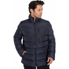 Crozwise Erkek Dolumlu Mont Lacivert 5032- 01