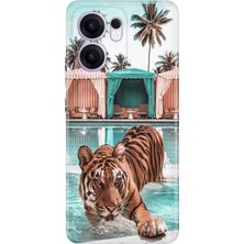 Senada Oppo Reno 13F Kılıf Desenli Baskılı Tpu Rubber Kapak Hangover