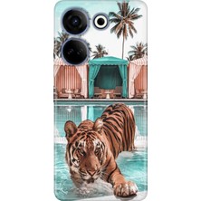 Senada Tecno Camon 20 Kılıf Desenli Baskılı Tpu Rubber Kapak Hangover.