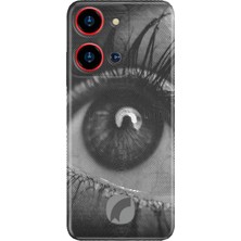 Senada Reeder S19 Max Pro S Zoom Kılıf Desenli Baskılı Tpu Rubber Kapak Hologram Göz