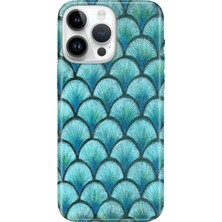 Senada iPhone 15 Pro Max Kılıf Desenli Baskılı Tpu Rubber Kapak Fish Scale 468