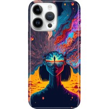 Senada iPhone 15 Pro Max Kılıf Desenli Baskılı Tpu Rubber Kapak Girdap