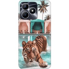 Senada Realme Note 50 4g Kılıf Desenli Baskılı Tpu Rubber Kapak Hangover