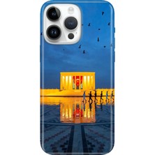 Senada iPhone 15 Pro Max Kılıf Desenli Baskılı Tpu Rubber Kapak Atam Anıtkabir