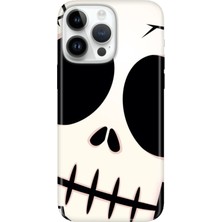 Senada iPhone 15 Pro Max Kılıf Desenli Baskılı Tpu Rubber Kapak İSKELET-444