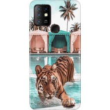 Senada Infinix Hot 10 Kılıf Desenli Baskılı Tpu Rubber Kapak Hangover