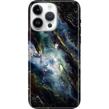 Senada iPhone 15 Pro Max Kılıf Desenli Baskılı Tpu Rubber Kapak Karanlık