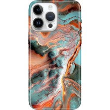 Senada iPhone 15 Pro Max Kılıf Desenli Baskılı Tpu Rubber Kapak Karma Ametist