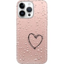 Senada iPhone 15 Pro Max Kılıf Desenli Baskılı Tpu Rubber Kapak Kalbim