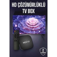 Marsilyan Tv Box Android Uyumlu 4 Çekirdekli Wifi Bağlantılı 4K