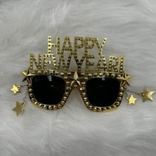 Empressco Yılbaşı Temalı Parlak Sarı Parti Gözlüğü, 1 Adet