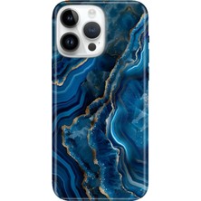 Senada iPhone 15 Pro Max Kılıf Desenli Baskılı Tpu Rubber Kapak Dark Ametist