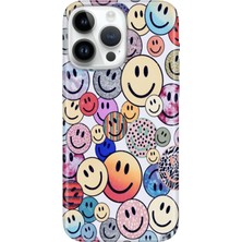 Senada iPhone 15 Pro Max Kılıf Desenli Baskılı Tpu Rubber Kapak Emojix