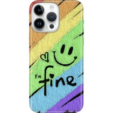 Senada iPhone 15 Pro Max Kılıf Desenli Baskılı Tpu Rubber Kapak Fine