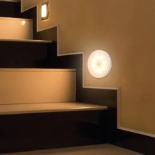 WİderMarkt USB Hareket Sensörlü Gece Lambası -3m Algılama, 120°AÇILI, Otomatik Aç/kapa, Gün Işığı LED Lamba