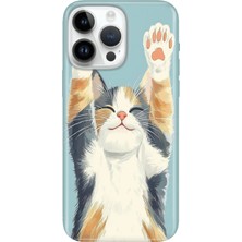 Senada iPhone 15 Pro Max Kılıf Desenli Baskılı Tpu Rubber Kapak Eller Yukarı