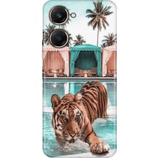 Senada Vivo Y18 Kılıf Desenli Baskılı Tpu Rubber Kapak Hangover.