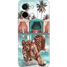 Senada Vivo Y28 Kılıf Desenli Baskılı Tpu Rubber Kapak Hangover.