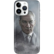 Senada iPhone 15 Pro Max Kılıf Desenli Baskılı Tpu Rubber Kapak Atatürk 1938