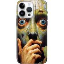 Senada iPhone 15 Pro Max Kılıf Desenli Baskılı Tpu Rubber Kapak Iluzyon