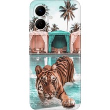 Senada Tecno Spark Go 2 Kılıf Desenli Baskılı Tpu Rubber Kapak Hangover